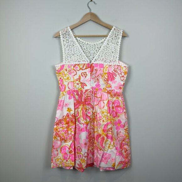 Lilly Pulitzer Women's Raegan Fit & Flare Dress Size 10 - Picture 4 of 13